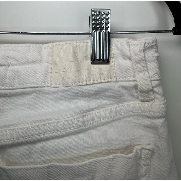 Zara White High Rise Straight Leg Jeans Size 6 - Picture 8 of 9
